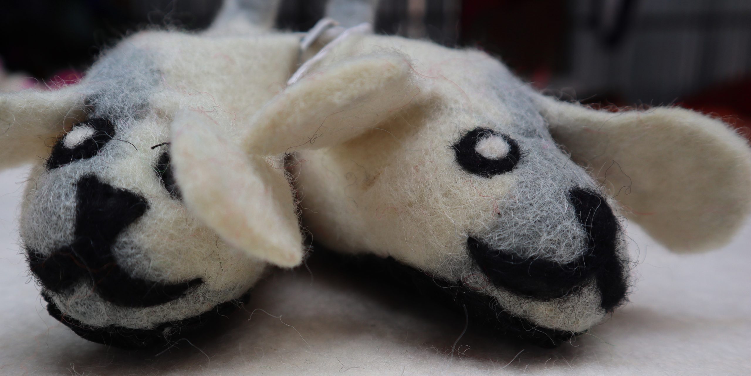 Hand Made Felted Animal design shoes - Unisex Baby Shoes LH0059