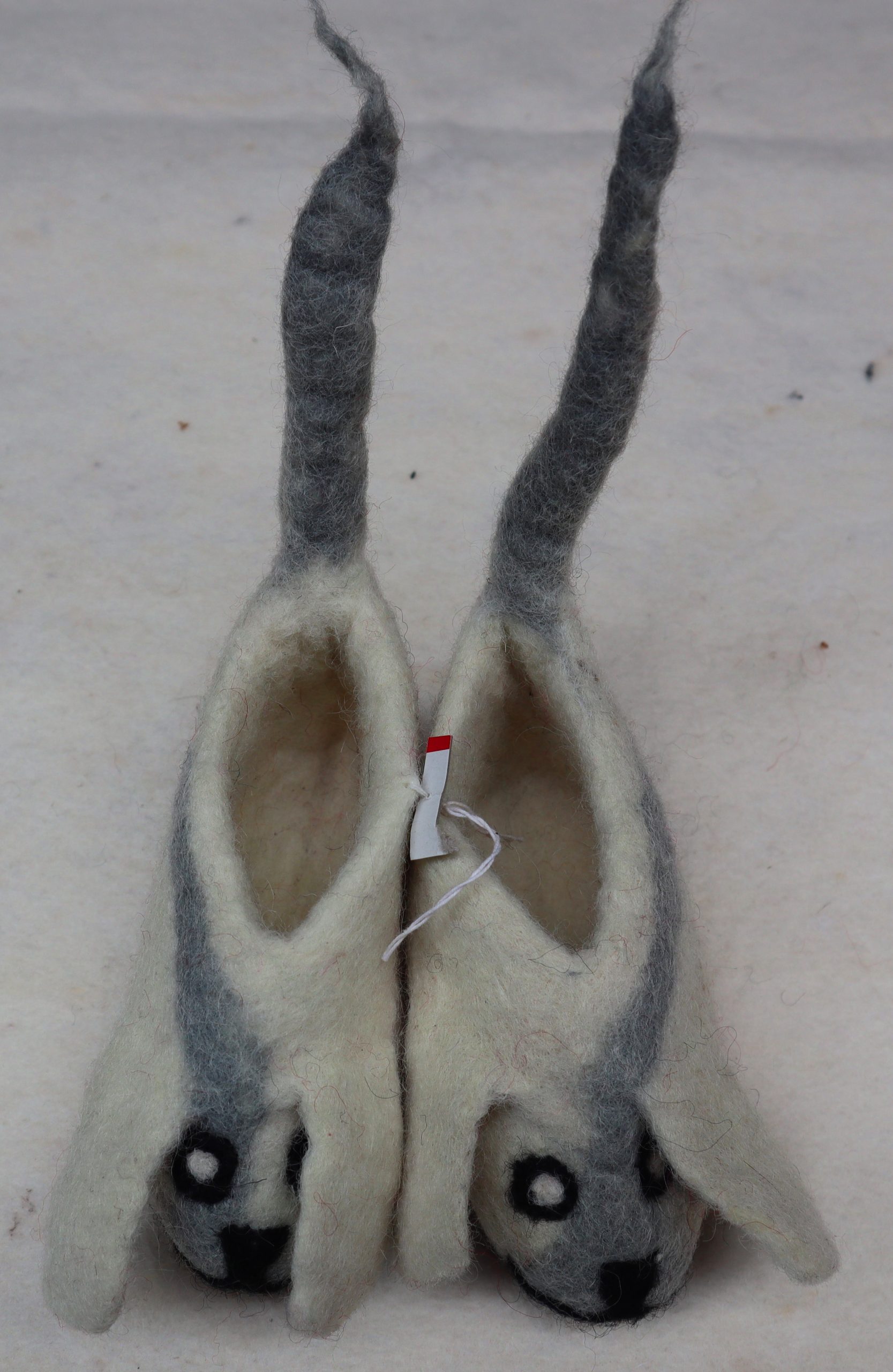 Hand Made Felted Animal design shoes - Unisex Baby Shoes LH0059 - Image 3